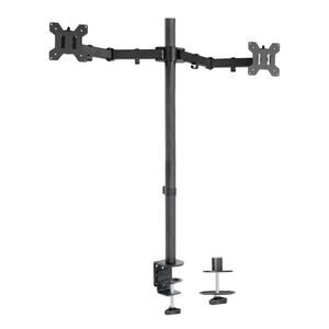 VIVO Dual Monitor Stand Up Desk Mount Extra Tall 39 inch Pole, Adjustable Stand